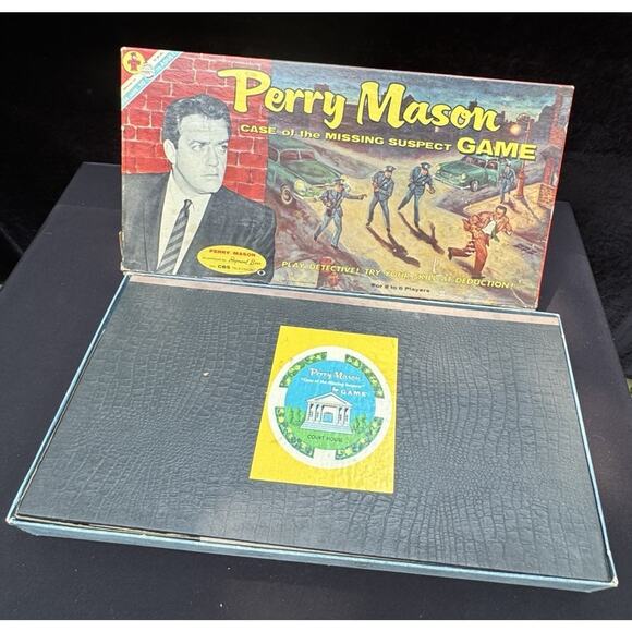 1959 Board game Perry Mason Game - Case of the Missing Suspect Nice! - Picture 5 of 13